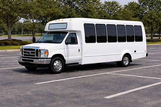 20-passenger minibus available for charter in Round Rock, TX